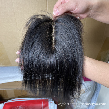 Straight Human Hair Closure T Part,Raw Hair Closure 4x4x1 Pre Plucked With Baby Hair,Brazilian Remy Middle Part Lace Closure
